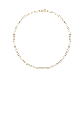 The M Jewelers NY 4mm Necklace in Metallic Gold.
