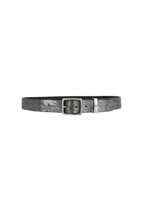 Rag & Bone X Boyfriend Belt in Metallic Silver. Size S. Also in L, XS.