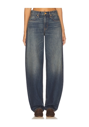 SLVRLAKE Tess Long Relaxed Curve Jeans in Blue. Size 25. Also in 24, 26, 31, 32.