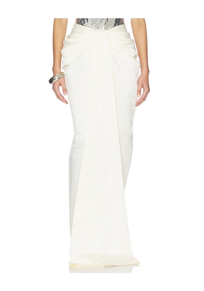 AFEW Rahul Mishra Draped Cowl Skirt in Ivory. Size M. Also in XS, S, L, XL.