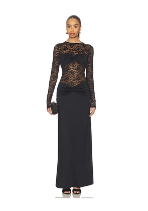 Runaway The Label Larna Maxi Dress in Black. Size M. Also in XS, S, XL.