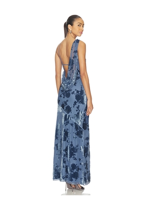 Stone Cold Fox x REVOLVE Willow Gown in Blue. Size M. Also in S.