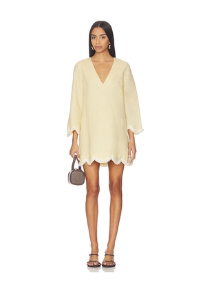 Posse Essie Kaftan Dress in Yellow. Size S. Also in XS.