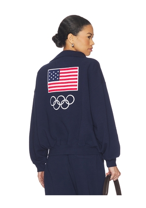 Polo Ralph Lauren Vintage Fleece Mock Neck Pullover in Navy. Size L. Also in M.