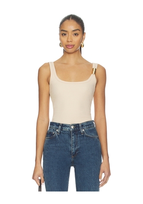 SNDYS Cleonie Tank Top in Beige. Size M. Also in S, L, XL, XXL.