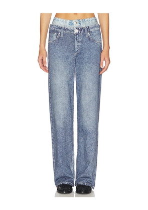 Rag & Bone Miramar Combo Terry Logan in Blue. Size 24. Also in 25, 26, 27, 28, 31, 33.