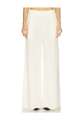 SRG Sukki Cashmere Knit Pant in Cream. Size S. Also in M, L.