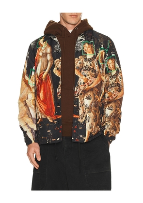 Pleasures Facial Coach Jacket in Black,Brown. Size M. Also in S, L, XL/1X.