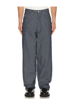 Pleasures Formula Baggy Jeans in Blue. Size 30. Also in 28, 32, 34, 36.