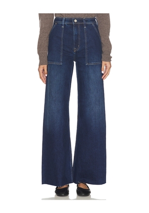 PISTOLA Penny Utility High Rise Wide Jeans in Blue. Size 25. Also in 24, 26, 27, 28, 29, 30, 32, 33.