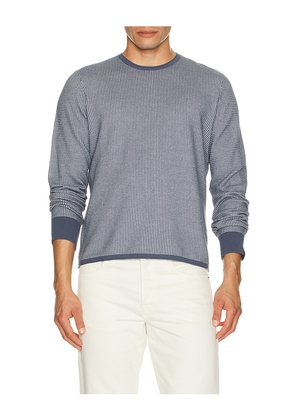 Rag & Bone Gregory Merino Crewneck Sweater in Blue. Size M. Also in S, L.