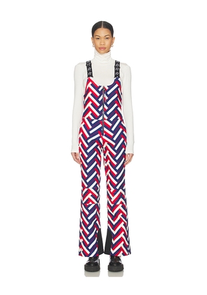 Perfect Moment JG Bib Pant in Red,Navy. Size M. Also in XS, L.