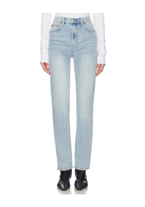 PISTOLA Bri High Rise Slim Straight Jeans in Blue. Size 23. Also in 28, 31, 32.