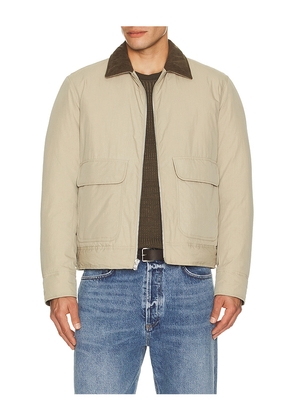 Rag & Bone Derrick Filled Jacket in Cream. Size S. Also in M, XL/1X.