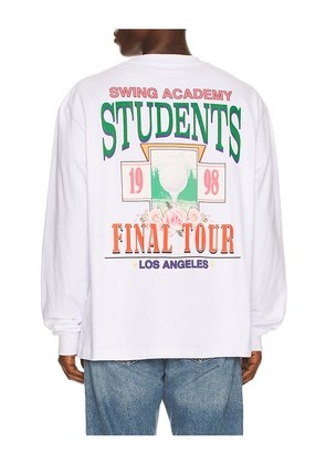Students Golf Final Tour Tee in White. Size M. Also in S, XL/1X.