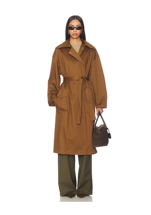 Rag & Bone Rue Cotton Trench in Brown. Size M. Also in XS, S, L.