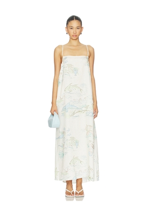 ROAME. Carolina Maxi Dress in White. Size XL. Also in XS.