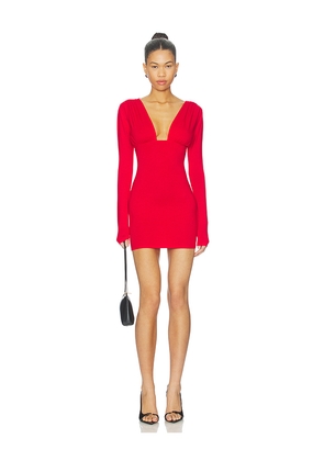 superdown Nyssa Mini Dress in Red. Size L. Also in S.