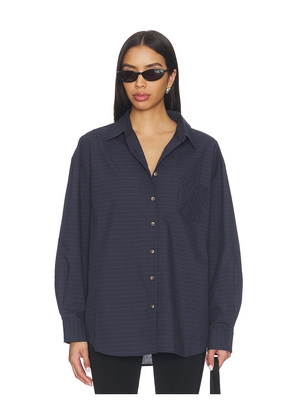 superdown Kendy Button Up Top in Navy. Size M. Also in XS, XXS, S.