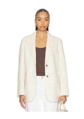 Rag & Bone Zoe Wool Blazer in Ivory. Size 12. Also in 2, 6, 10.