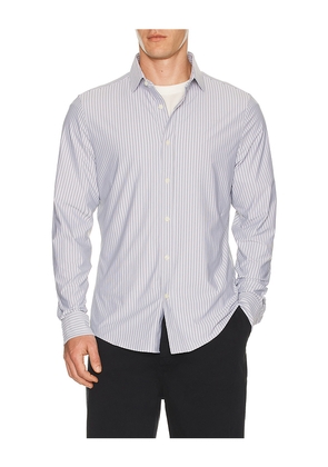 Rhone Commuter Shirt Semi Spread Collar in Grey. Size M. Also in S, L, XL/1X.