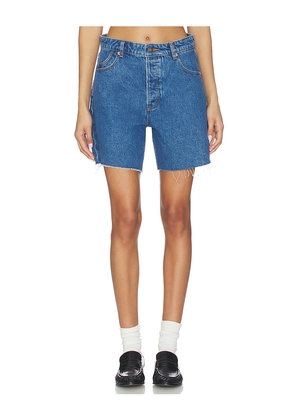 ROLLA'S 90s Relaxed Short in Blue. Size 24. Also in 25, 26, 27, 28, 29, 30, 31, 33, 34.