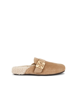 Tory Burch Mellow Shearling Mule in Taupe. Size 6. Also in 10, 6.5, 7, 8, 8.5, 9.