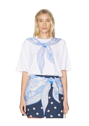 ROAME. T-Shirt in White. Size L. Also in XS, M, XL.