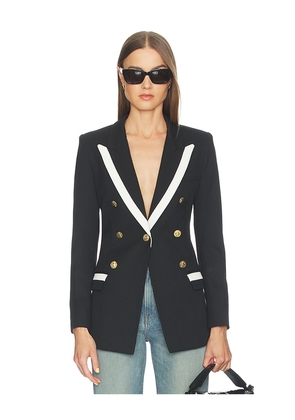 Smythe Taped Not A Db Blazer in Black,White. Size 2. Also in 4.