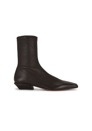 Paris Texas Bettina Ankle Boot 25 in Chocolate. Size 36. Also in 37, 38, 39, 40, 41.