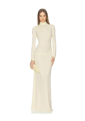 SEROYA Oona Dress in Lemon. Size M. Also in L, S, XL, XS.