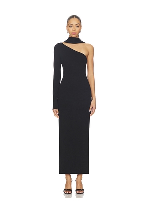 SNDYS Selma Knit Maxi Dress in Black. Size M. Also in S, XXS, XS, L, XL, XXL.