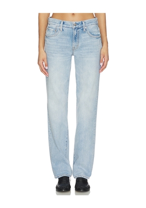 PISTOLA Issa Mid Rise Relaxed Straight Jeans in Blue. Size 24. Also in 25, 26, 27, 28, 29, 30, 31, 32, 33.