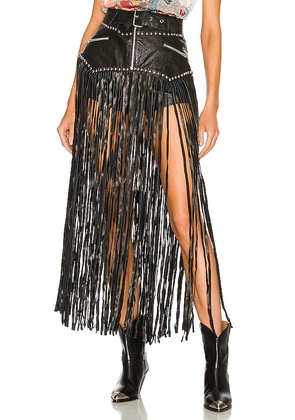 Understated Leather Texas Motto Belt in Black. Size M. Also in S, L.