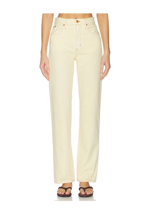 SLVRLAKE London High Rise Straight Leg Jeans in Cream. Size 23. Also in 24, 25, 26, 30, 31, 32.