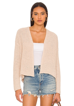 Velvet by Graham & Spencer Terrah Cardigan in Beige. Size M. Also in L, XL.