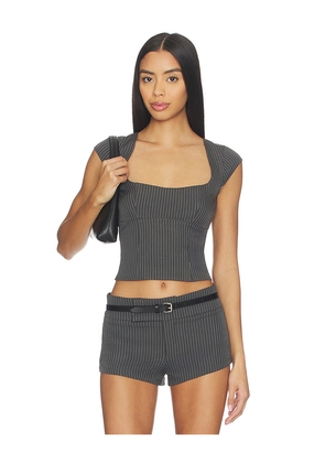 superdown Agnes Top in Grey. Size M. Also in XXS, XS, S, L, XL.