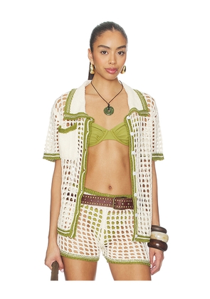 superdown Bronwin Top in Cream. Size L. Also in XS, S, M.