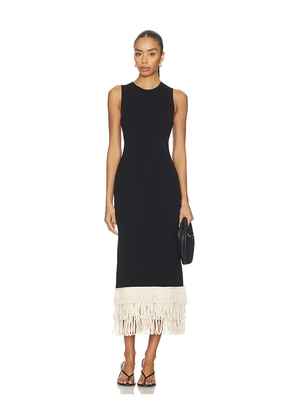 SIMONMILLER Albers Knit Dress in Black,Ivory. Size S. Also in M, XS.