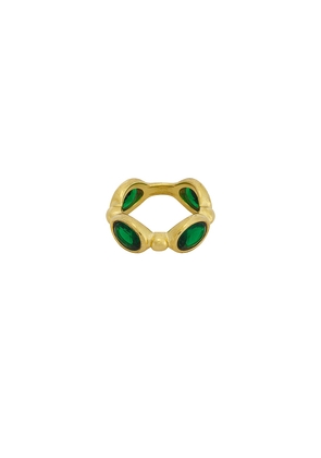 petit moments Bita Ring in Green. Size 7. Also in 6, 8.