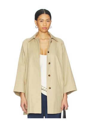 Tularosa Penelope Coat in Beige. Size L. Also in M, S, XL, XS, XXS.