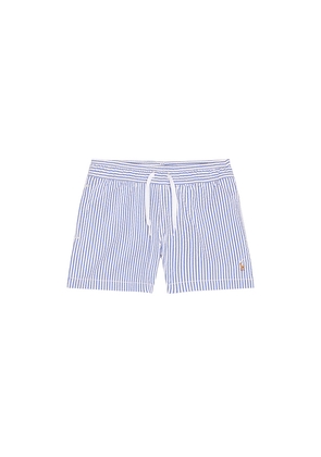 Polo Ralph Lauren Cotton Poly Blend Traveler Swim Trunk in Blue. Size 2. Also in 3, 4, 6.
