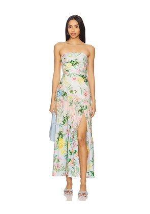 Yumi Kim Kellyn Dress in Neutral,Green. Size L. Also in M, S.