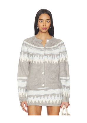 SEROYA Amaya Cardigan in Blue. Size M. Also in L, S.