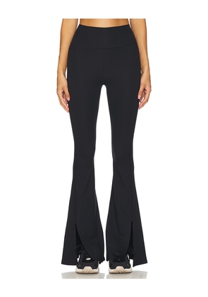 WellBeing + BeingWell Movewell Porter Flare Pant in Black. Size XL. Also in XS, S, L.