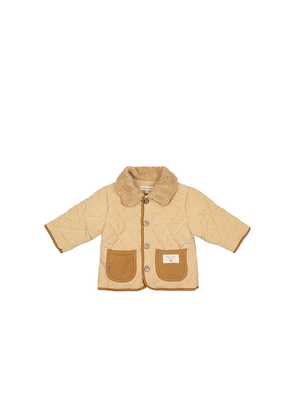 Wild Wawa Quilted Jacket in Tan. Size 3/4. Also in 2/3, 5/6.