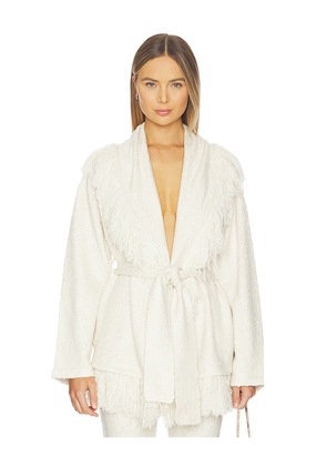 SEROYA Winslet Cardigan in Cream. Size L. Also in M, S, XL.