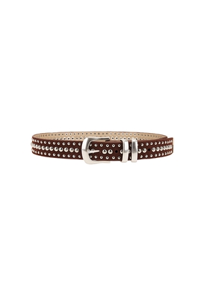 Understated Leather Hold Em Belt in Brown. Size M/L. Also in L/XL.
