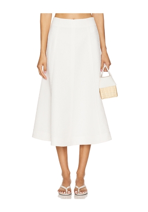 Veronica Beard Fellini Skirt in White. Size 2. Also in 12.