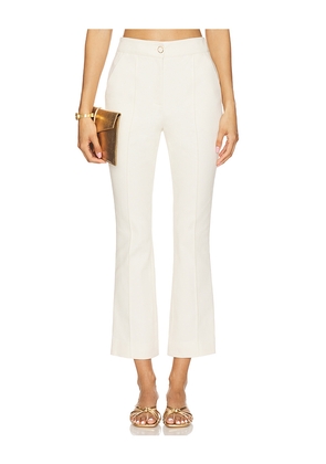 Veronica Beard Kimra Pant in Cream. Size 10. Also in 6, 12.